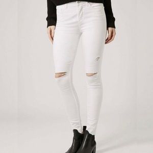 Topshop Moto ‘Leigh’ Distressed Jean